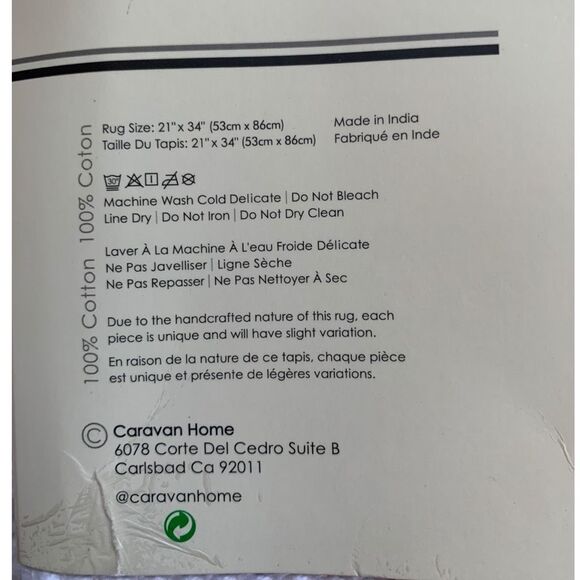 Caravan Diamond Woven Rug - Picture 3 of 5